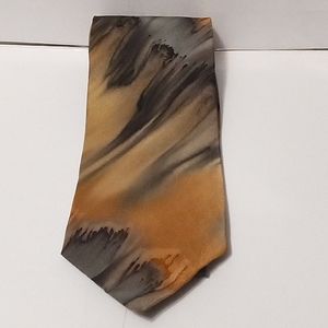 Hand Painted 100% Silk men's Neck Tie. #1